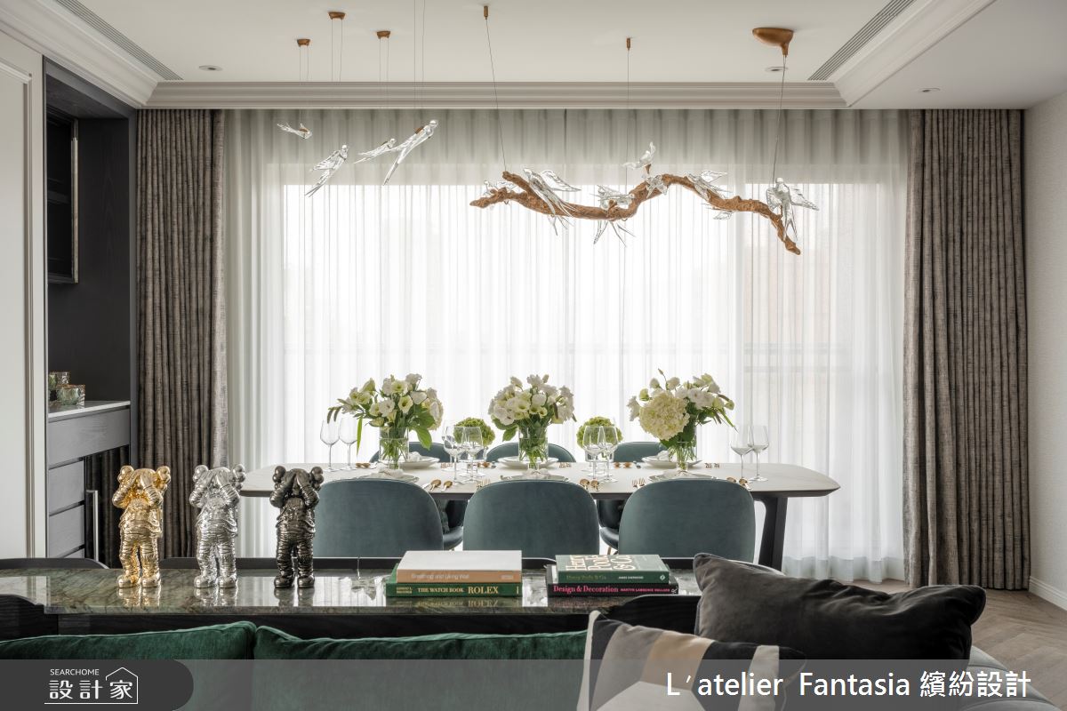 63坪新成屋(5年以下)＿新古典餐廳案例圖片＿L′atelier Fantasia 繽紛設計＿繽紛_24之6