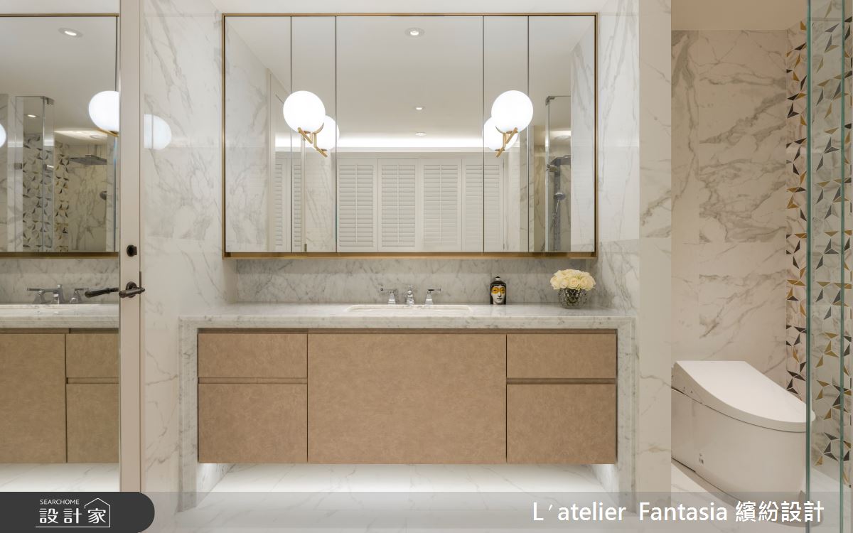 63坪新成屋(5年以下)＿新古典浴室案例圖片＿L′atelier Fantasia 繽紛設計＿繽紛_24之14