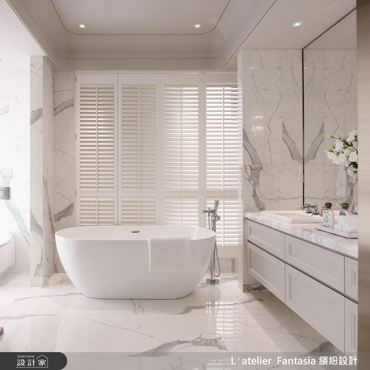 47坪中古屋(5~15年)＿新古典浴室案例圖片＿L′atelier Fantasia 繽紛設計＿繽紛_26之15