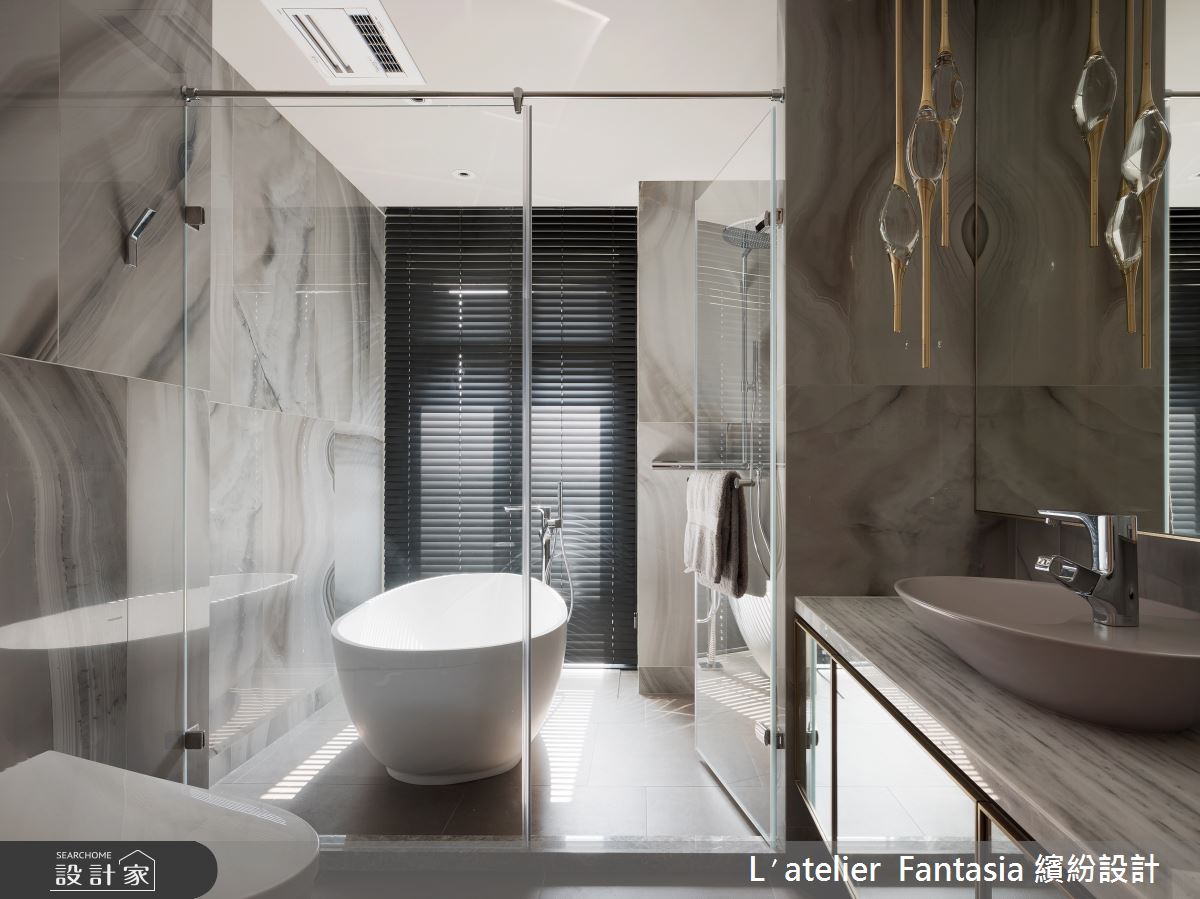 113坪新成屋(5年以下)＿新古典浴室案例圖片＿L′atelier Fantasia 繽紛設計＿繽紛_31之16
