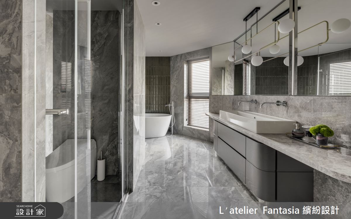 300坪新成屋(5年以下)＿豪宅風浴室案例圖片＿L′atelier Fantasia 繽紛設計＿繽紛_32之22