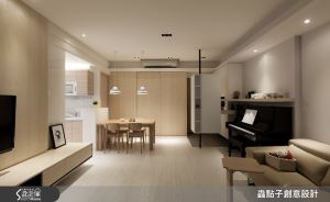 機能藏在輕盈裡！30 坪的簡約溫暖木質宅_視覺圖