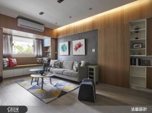 最棒的新婚禮物！ 28 坪老舊辦公室化身北歐繽紛甜宅！_視覺圖