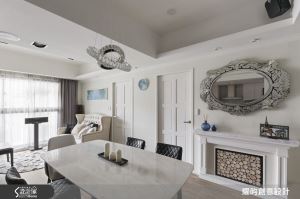 把家變成電影院！ 愛上 24 坪寧靜白輕美式_視覺圖