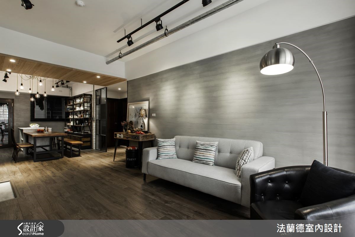 工作+起居一次到位!大開眼界的 22 坪 Loft 居家
