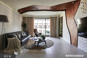 在文化石牆裡種一棵巧克力樹！有生命力的休閒風居家_視覺圖