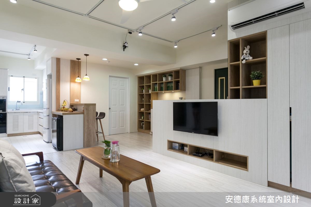 和不合理動線說掰掰!老屋變身簡約又耐看的 27 坪混搭宅
