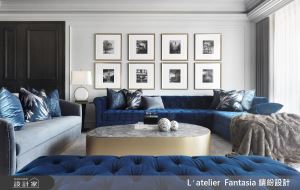 用皇室藍安家，精緻細節展現空間的美與尺度_視覺圖