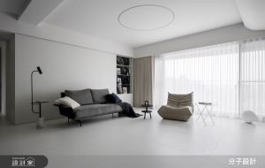 減法設計讓家更有態度！透過異材質創造豐富的黑白風格現代宅_視覺圖