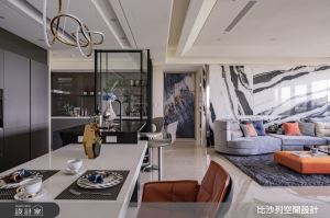 典雅奢華的75坪豪宅，引景入室、雙動線讓餐廚更有連結_視覺圖