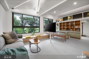 舒適度滿分的綠意單身宅！用多功能格局設計，一次整合臥室、更衣室與書牆_視覺圖