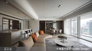 現代豪宅的白派哲學！盛裝都市光影，挹注優雅舒適生活感！_視覺圖