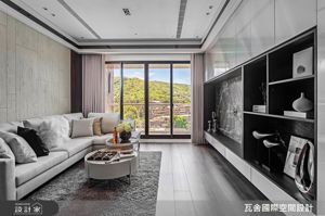 47.03坪現代風大宅，流暢線條打造寬敞舒適，都市生活也能自在放鬆！_視覺圖