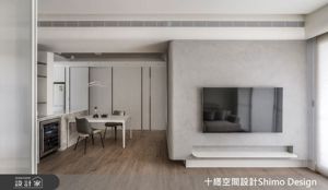 留白手法打造空氣感私宅！桃園42坪新成屋以Less is More概念讓視覺減壓心情更鬆弛_視覺圖