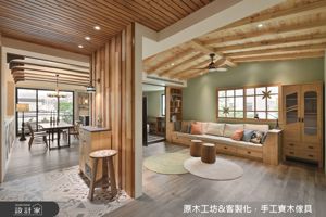 回家模樣是一座療癒的木屋，45坪美式退休宅設計家的故事_視覺圖