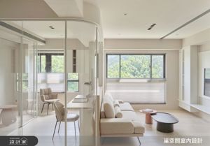 通透採光構築玻璃書房！與寵物慢活於森林山景的30坪現代宅_視覺圖