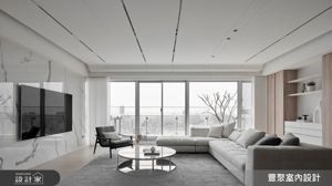 57坪現代風高樓景觀宅，收納×燈光全方位機能設計_視覺圖