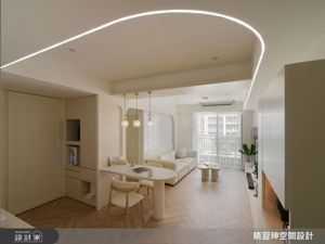 不再只有制式風格！台積電屋主百萬預算打造奶油無印風， 18 坪新成屋擁抱舒適三房兩廳的人寵共樂生活_視覺圖