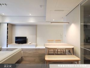 25坪預售屋淺色系清新風格，明亮舒適與高效收納創造開闊感的家_視覺圖