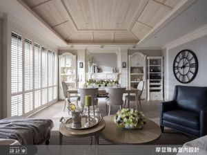 天藍色療癒系美式宅｜38坪也能住出渡假感的居家日常_視覺圖