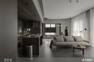 以灰階為語彙，在高雄仁武62坪現代透天別墅中，勾勒生活的靜謐節奏_視覺圖