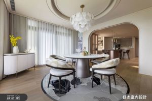 將頂級安縵酒店的寧靜哲學，濃縮進45坪都會寓所！柔美弧線、極致工藝與隱藏機能，演繹日常度假生活_視覺圖