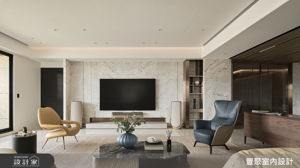 108坪奢華風單身豪宅，精選奢石與動線調整營造質感生活_視覺圖