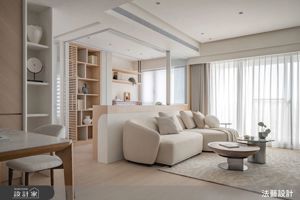 異材質細節堆疊的質感生活，光影穿梭的24坪現代混搭宅_視覺圖