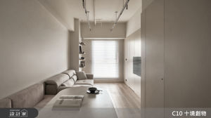 當小宅學會深呼吸，台北松山13坪預售屋，透過留白找回日常的餘裕_視覺圖