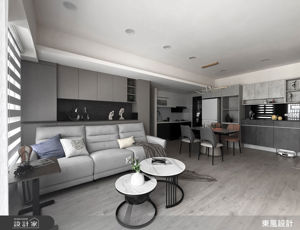 開箱新竹一家五口的28坪現代宅，黑白灰X木質勾勒永不過時的現代模樣_視覺圖