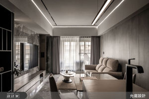 現代風也可以很精緻!30坪新成屋以黑灰色系X pvc地板X樂土開啟兩個人的新生活_視覺圖