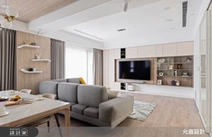 開箱韶光日䔳風格的寵物友善住宅，在台中 35 坪新成屋打造人與毛孩的舒適日常_視覺圖