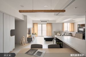 實現開放式大餐廚夢想！老屋翻新改造五口之家，迎來北歐風的清新舒適感！_視覺圖