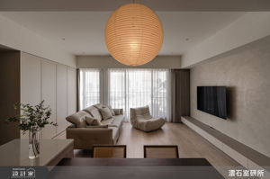 「家，是最想停留的地方」台中北屯34坪新成屋，以現代風Ｘ弧形，交織生活的優美旋律_視覺圖