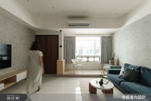 落腳室內設計用「清水模、木質、圓弧」，將 36 坪親子宅轉化為溫潤的美術館寓所|重新定義雲林虎尾透天別墅的風格質感_視覺圖