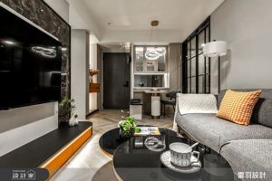 用愛馬仕橘妝點單身生活！22坪輕奢精品宅，為生活寫下奢華故事_視覺圖