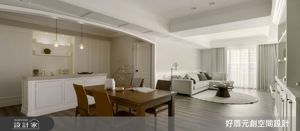 4 房改 3 房的減法美學！46 坪美式風退休宅，用會客大中島換取翻倍寬敞感_視覺圖