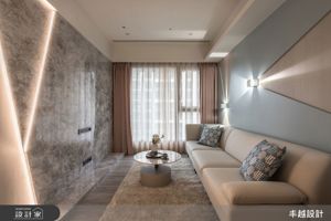 住飯店是我的日常～13坪現代輕奢風，用石材紋理 × 柔和色彩，打造設計旅店的優雅風采_視覺圖