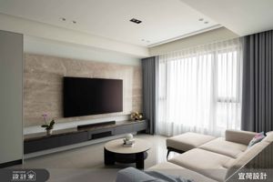 台北大安區25坪的質感生活提案，巧用輕奢大理石語彙構築現代美宅_視覺圖