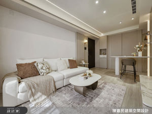 用光與留白放大生活餘裕，18.4坪兩房小宅住出俐落高級感_視覺圖
