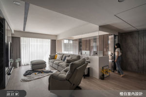 從客廳到書房一路通透明亮，36坪現代中古宅的從容日常_視覺圖