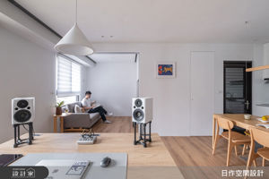 音樂老師的1LDK日式無印宅，20坪小宅打通臥房讓空間更貼近生活的形狀_視覺圖