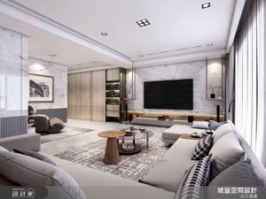 高雄鼓山百坪雙拼宅打造獨一無二的歸屬感，藝術策展思維讓家大器有品味_視覺圖