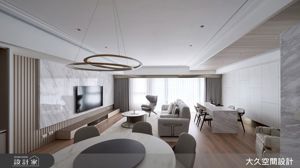 40坪預售屋翻身美式風質感宅，以飯店氣度演繹都會女子的美式風療癒日常_視覺圖