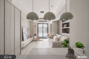 基隆 中正區23坪預售屋裝修，打造一家三口專屬的兩房北歐港灣_視覺圖