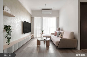 玄關屏風到客廳洞洞板，23坪北歐宅為女老闆打造剛剛好的精緻日常_視覺圖