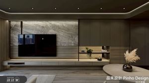 好的設計讓空間適應人，43坪輕奢風住宅設計，不只好看更兼具機能與質感_視覺圖