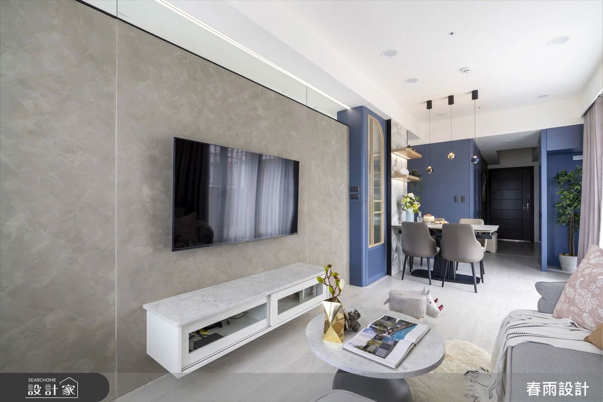 20.6 坪三房兩廳神改造：微調隔間讓單人房變雙人房，隱形收納術讓大型家電消失在美學裡！_視覺圖