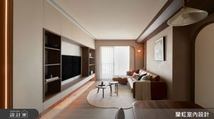 台中南屯新成屋開箱!蘭虹室內設計以中古侘寂風，打造40.07坪三房兩廳多功能宅_視覺圖