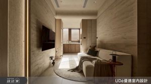 一場關於「願」的空間實踐！21坪新成屋N 型牆體巧妙隱藏收納，打造無縫感的侘寂美學體驗_視覺圖
